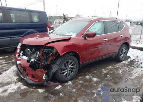 2016 Nissan Rogue Sl from USA, damaged, VIN 5N1AT2MV2GC874044